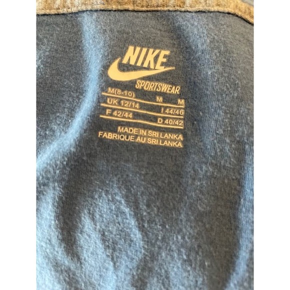 Nike Size Medium Women's Hoodie Blue‎ Long-Sleeve - Picture 3 of 4